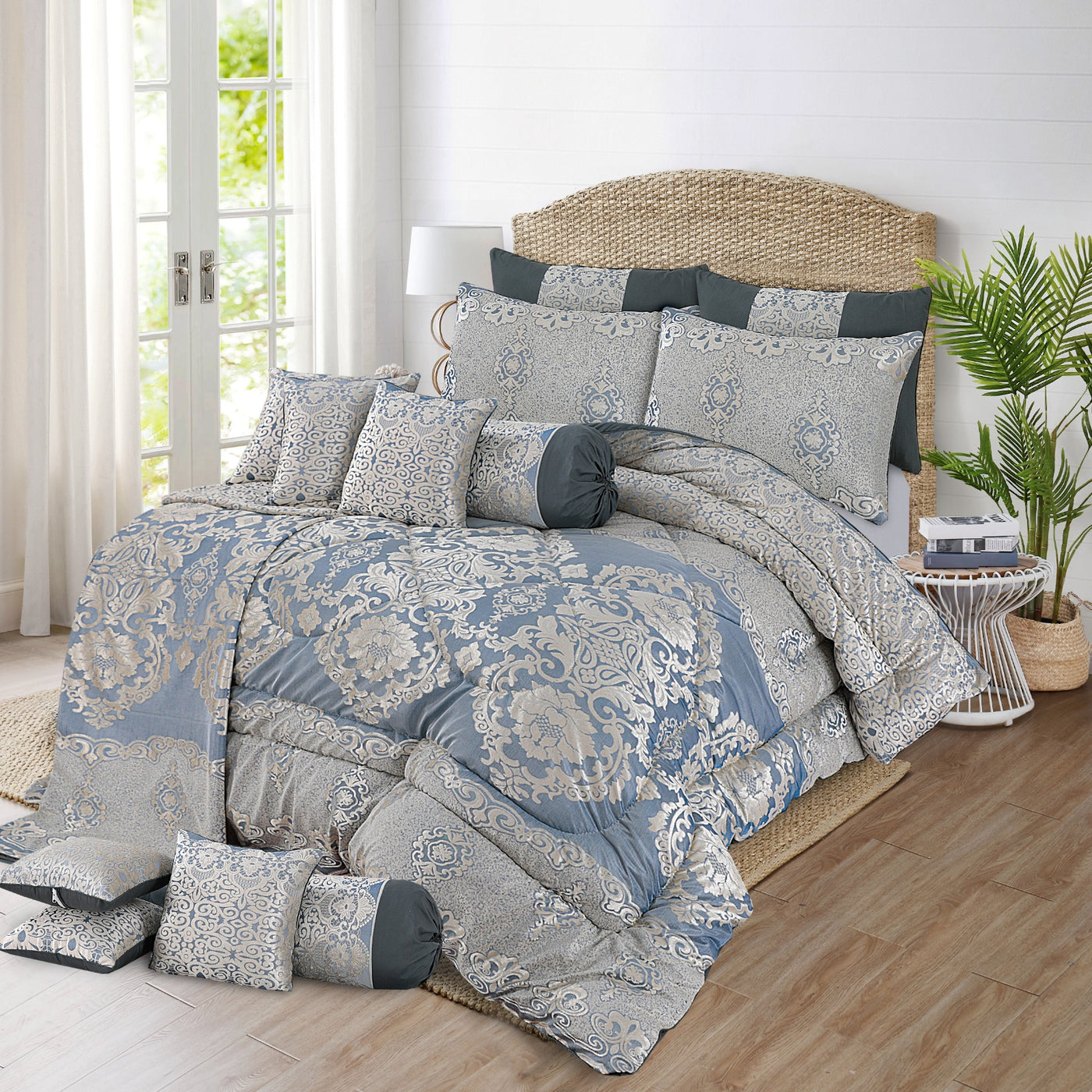 LEMORA COMFORTER SET - 14 PCS
