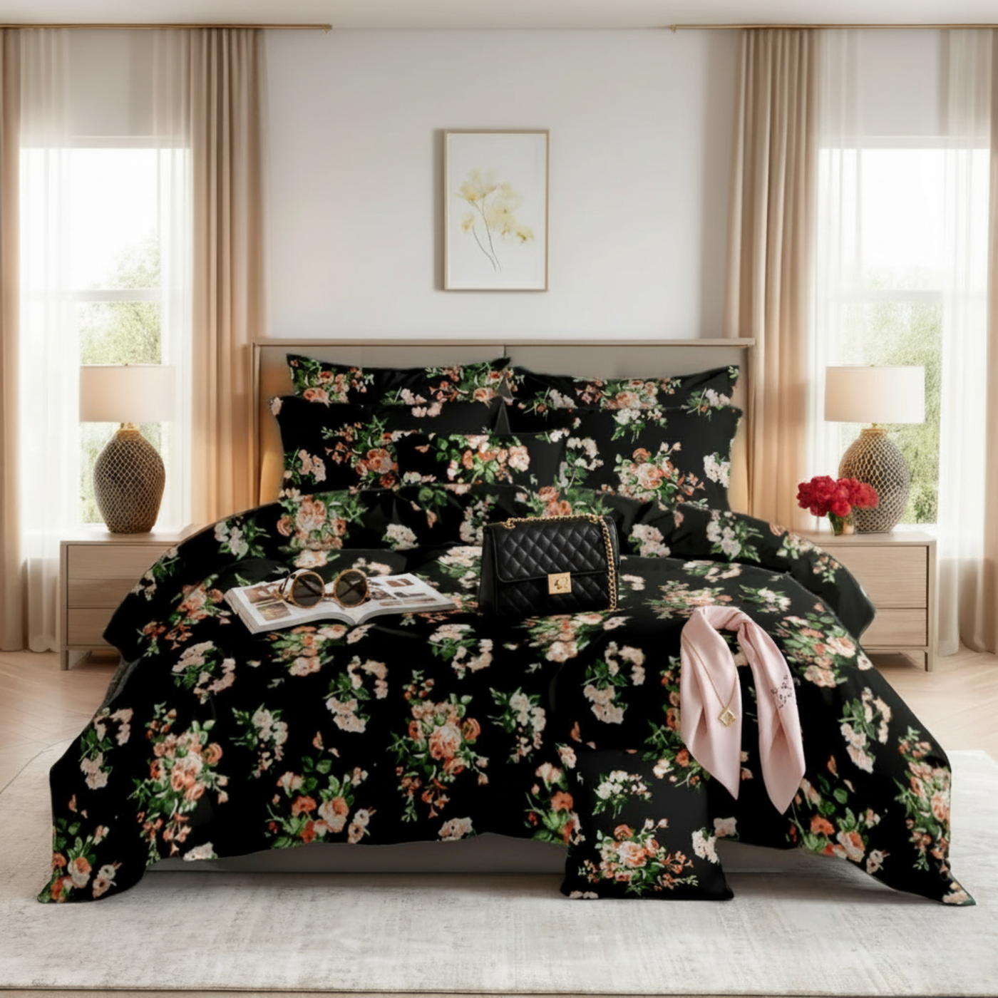 VERDANT DUVET COVERS  SET - 8 PCS (PREMIUM)