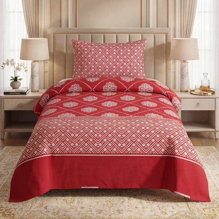 ORNATE SINGLE BEDSHEET SET