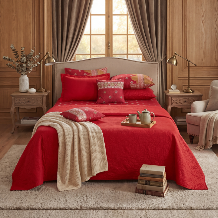 RUBY ZOEY Winter Comforter Set- 8 Pcs