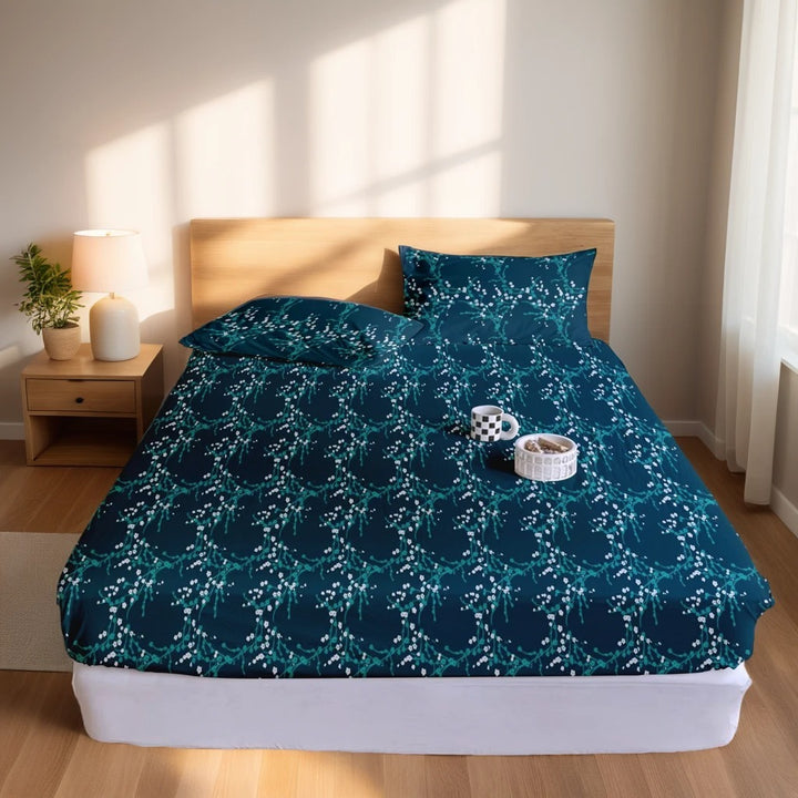 MOCHA FITTED SHEET - (PREMIUM)