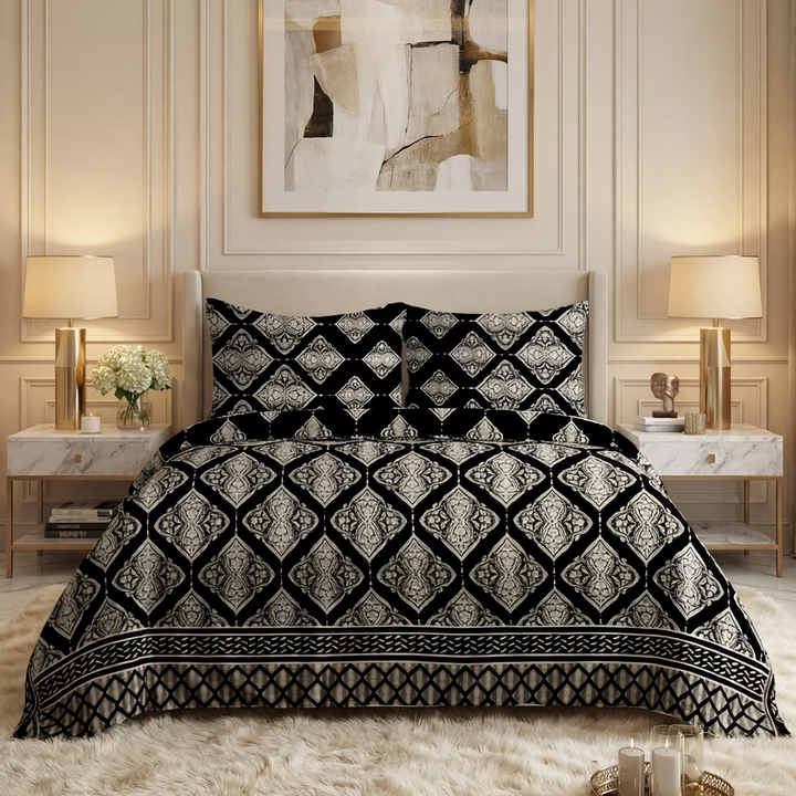 divine bedsheet set - 3 pcs