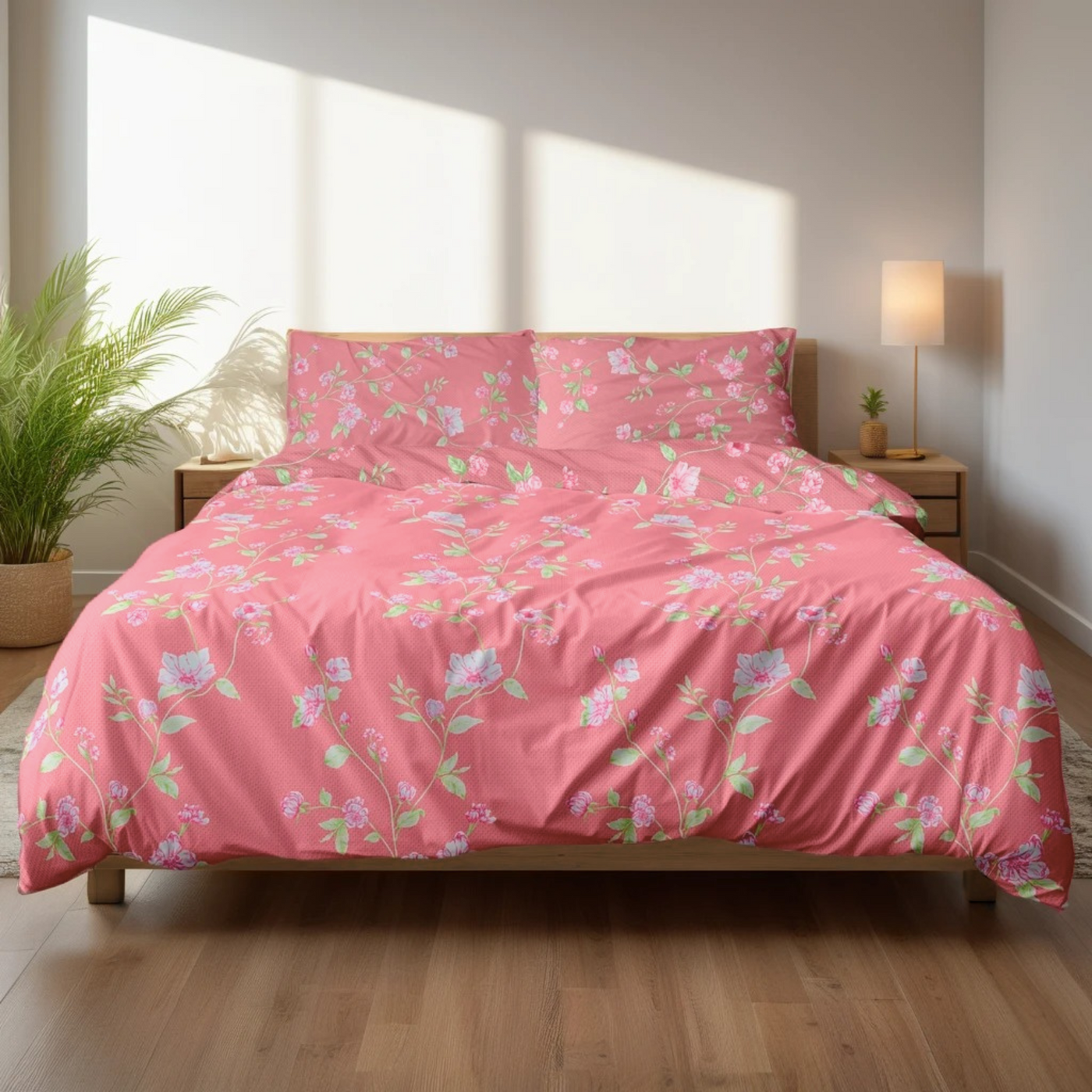 LEAFY bedsheet set - 3 pcs
