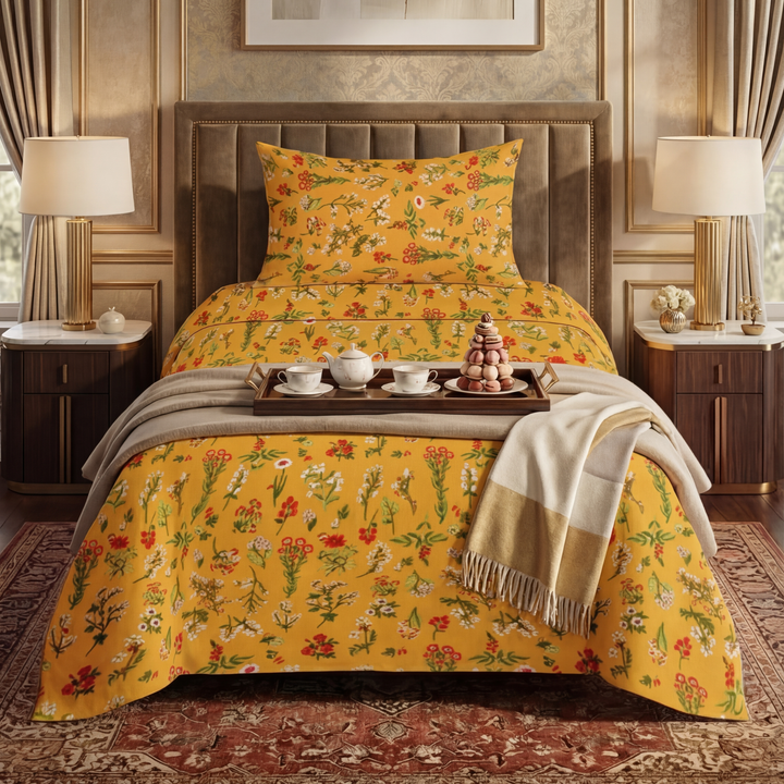 PANSY SINGLE BEDSHEET SET