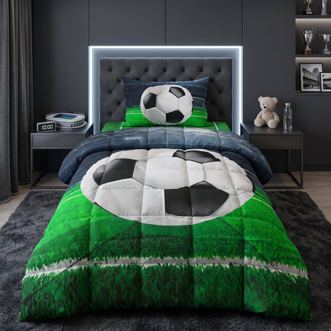 GROUND BALL  KIDS Comforter Set- 3 Pcs