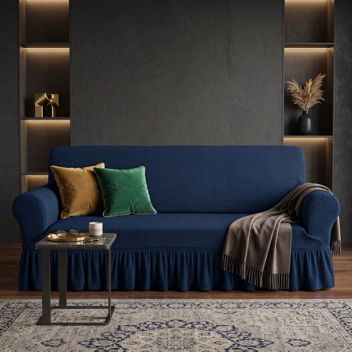 BLUE TURKISH SOFA COVER