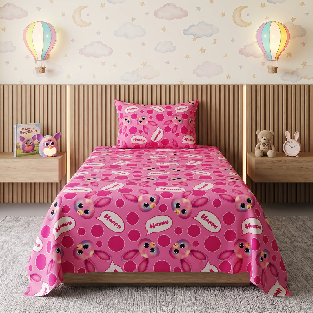 HAPPY HEART- Kids BEDSHEET SET