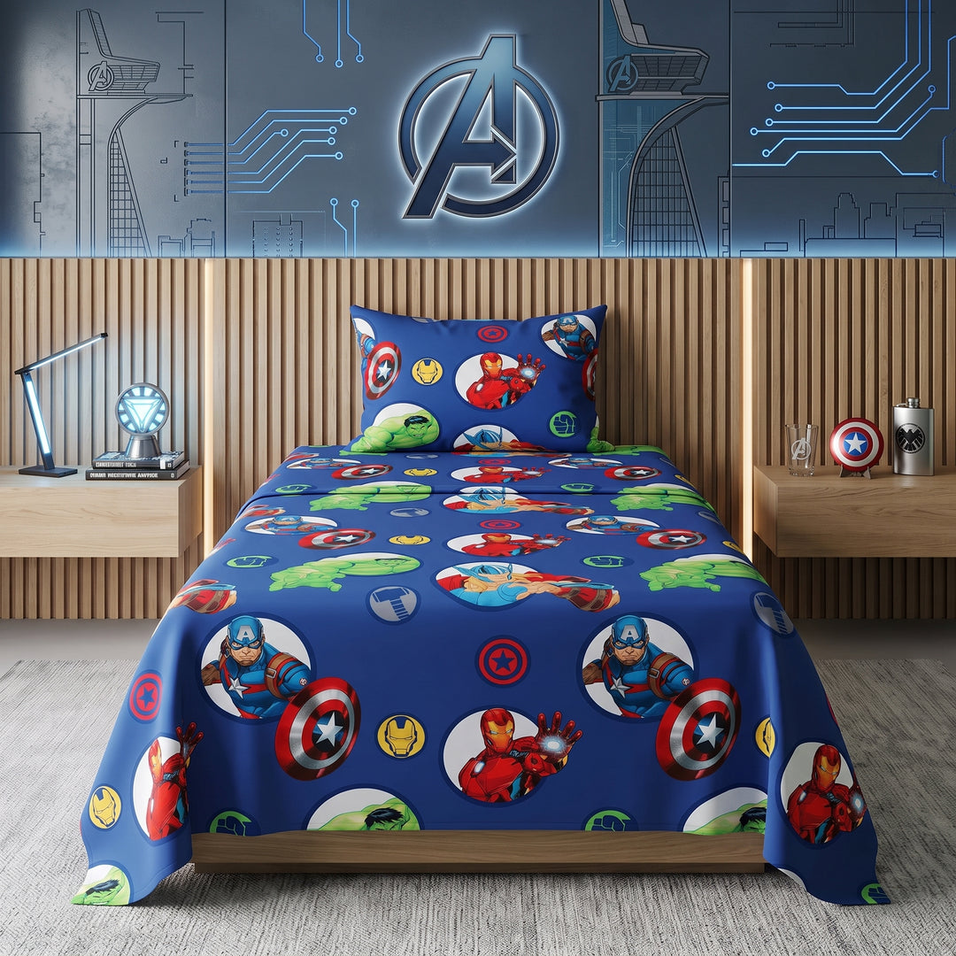 MINI AVENGER- Kids BEDSHEET SET