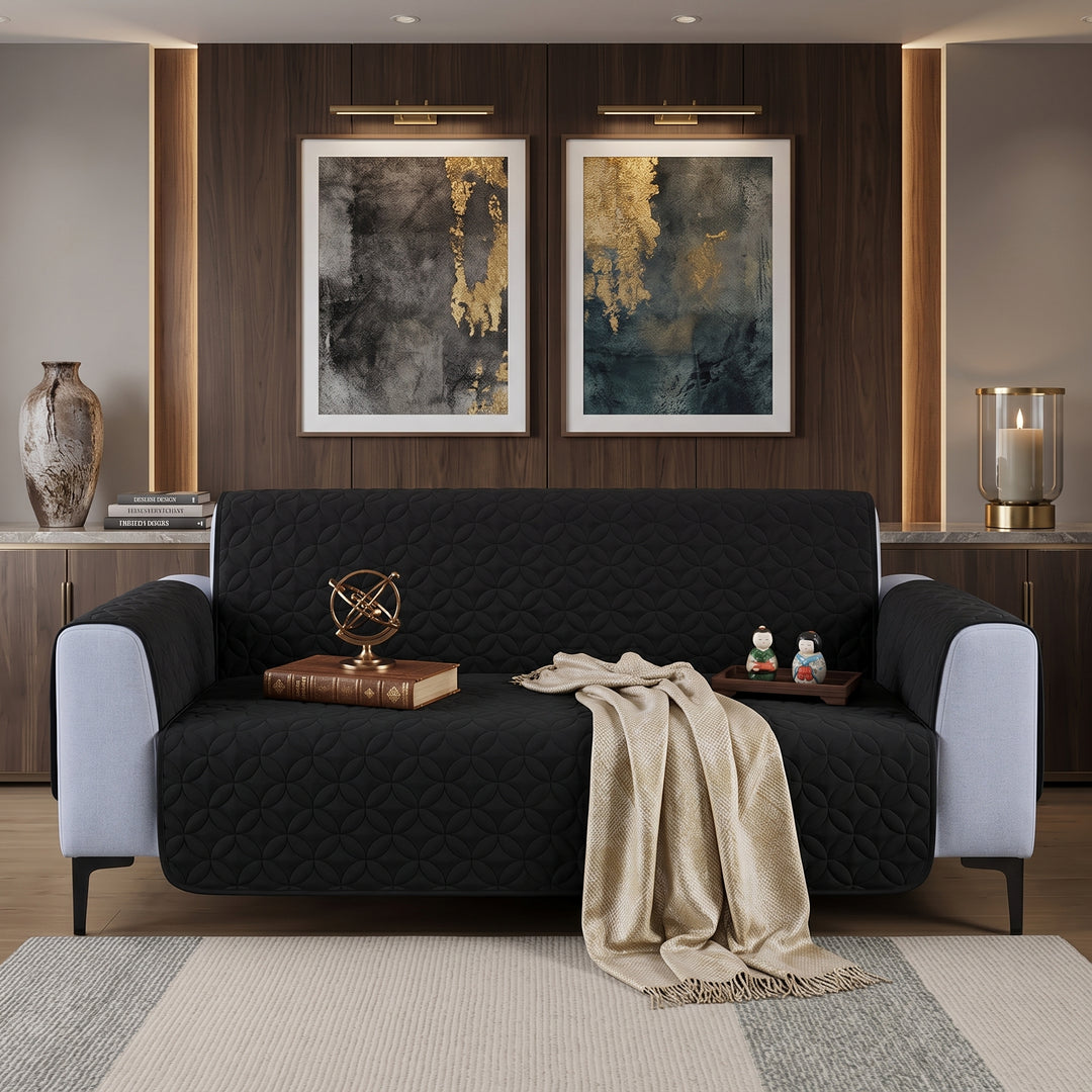 MATE BLACK ULTRASONIC SOFA COVER
