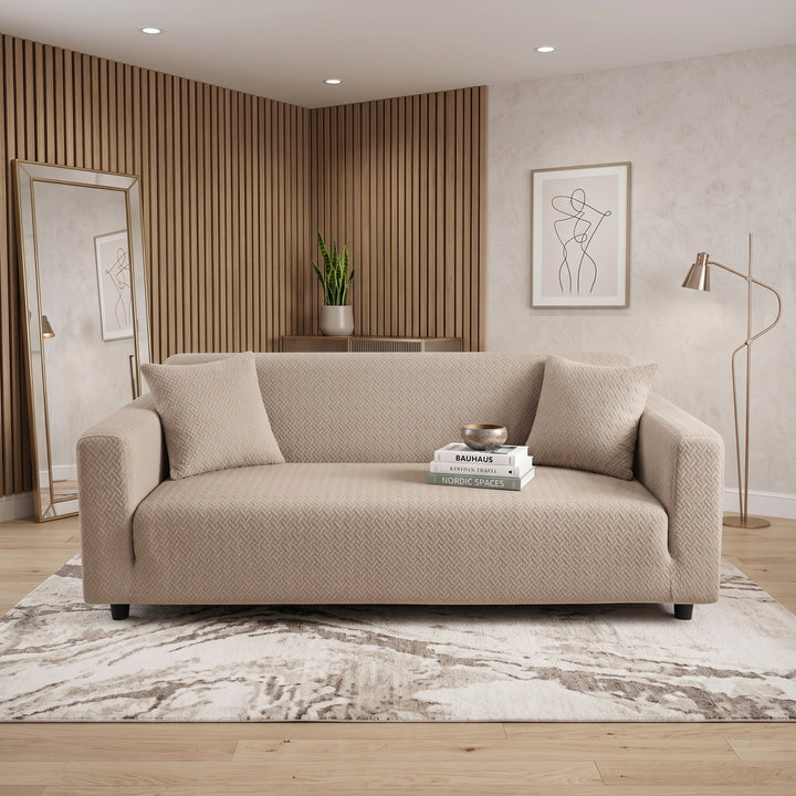 MOUSE STRIPE JACQUARD SOFA COVER
