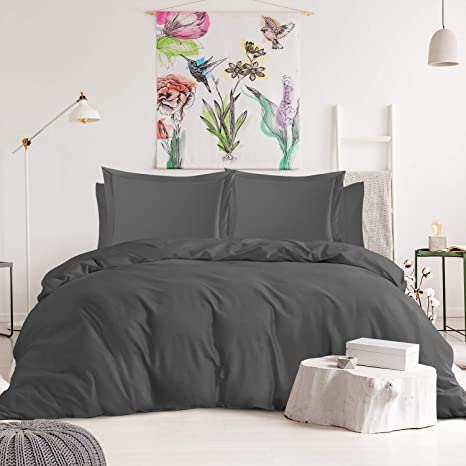 GREY DUVET SET - 6 PCS (PREMIUM)