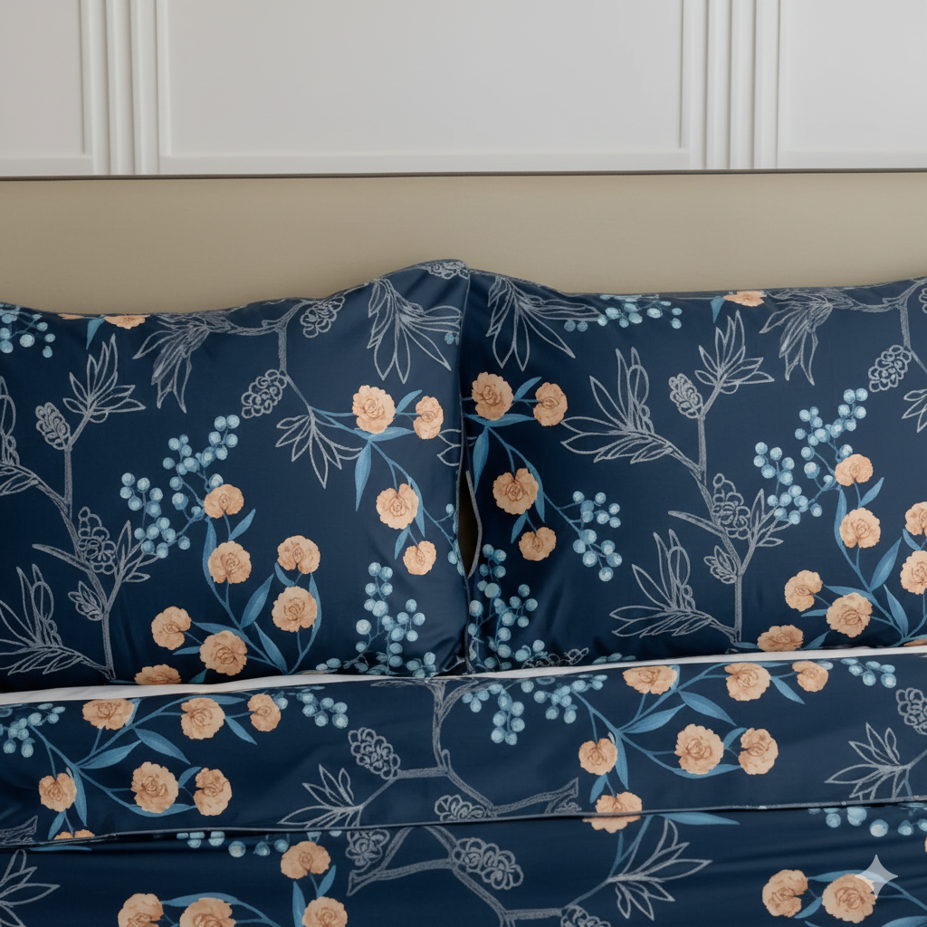 CHINTZ  bedsheet set - 3 pcs