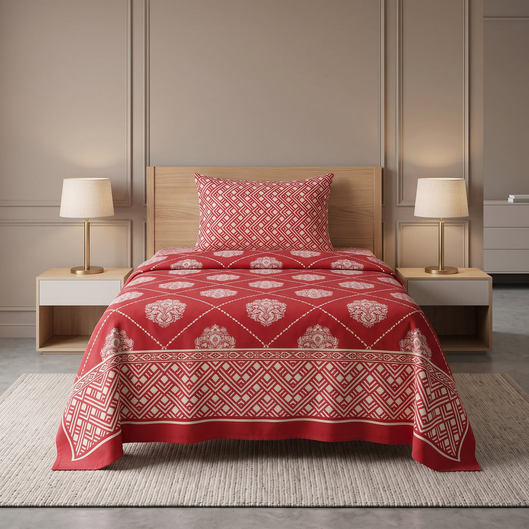 ORNATE SINGLE BEDSHEET SET