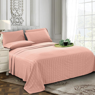 PINK BEDSHEET SET - 5 PCS (SATIN)