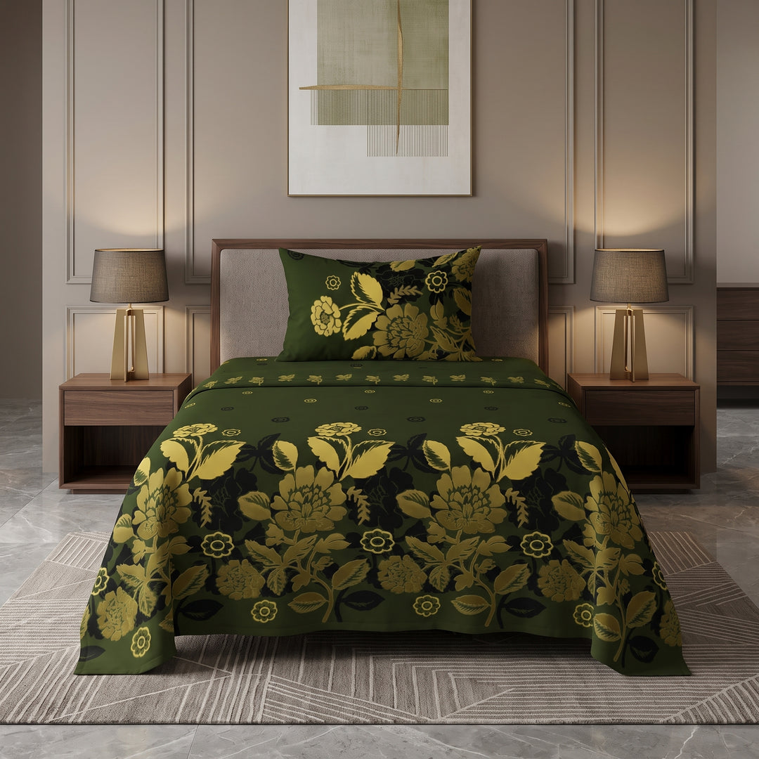 patna single bedsheet set