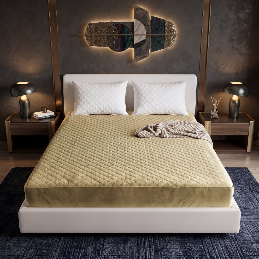 SKIN QUILTED WATERPROOF MATTRESS FITTED COVER
