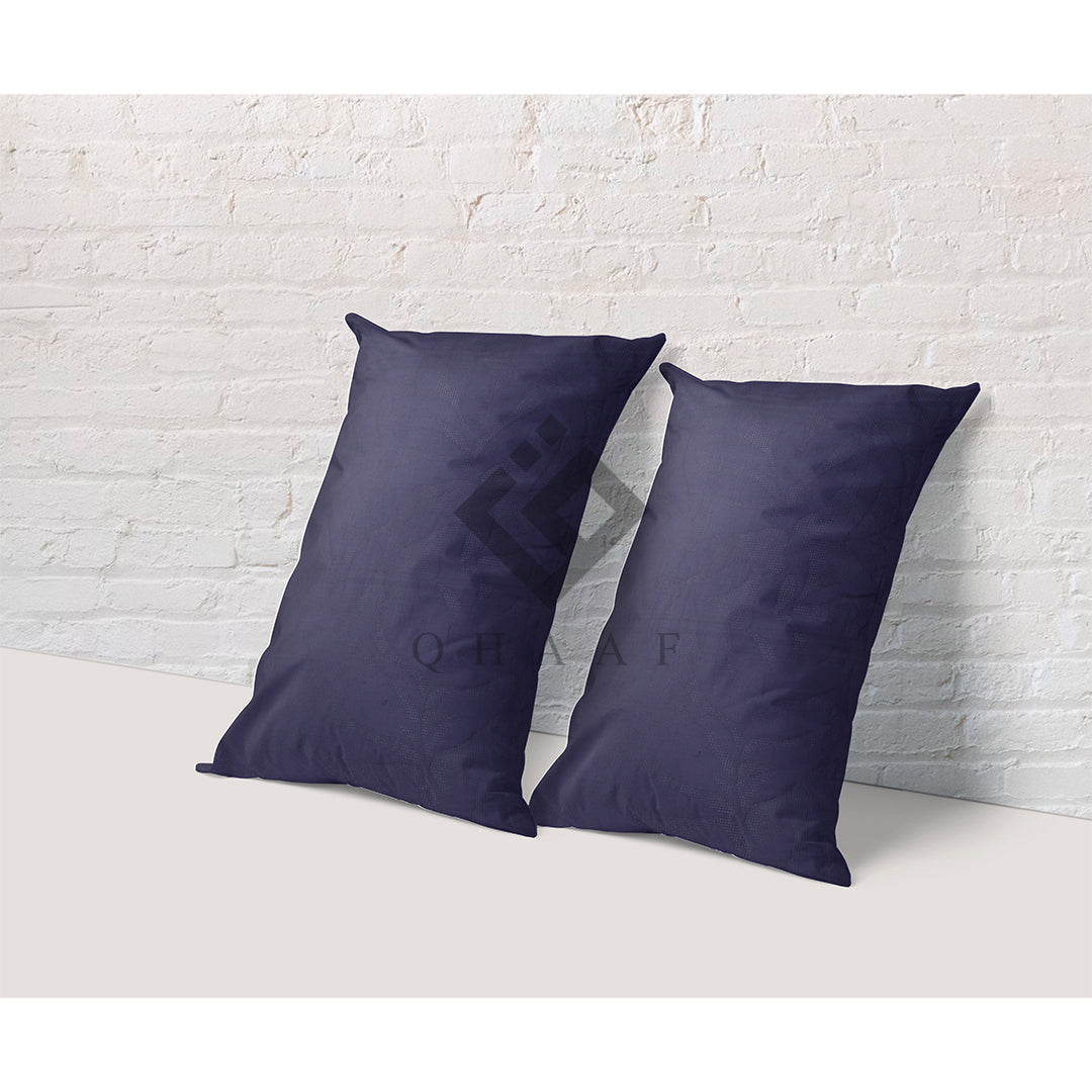 NAVY QUILTED PILLOW COVERS