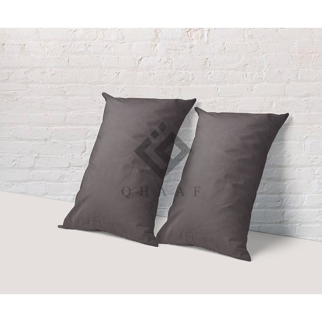 D.BROWN QUILTED PILLOW COVERS