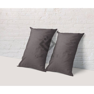 D.BROWN QUILTED PILLOW COVERS