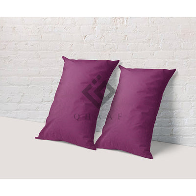 PURPLE QUILTED PILLOW COVERS
