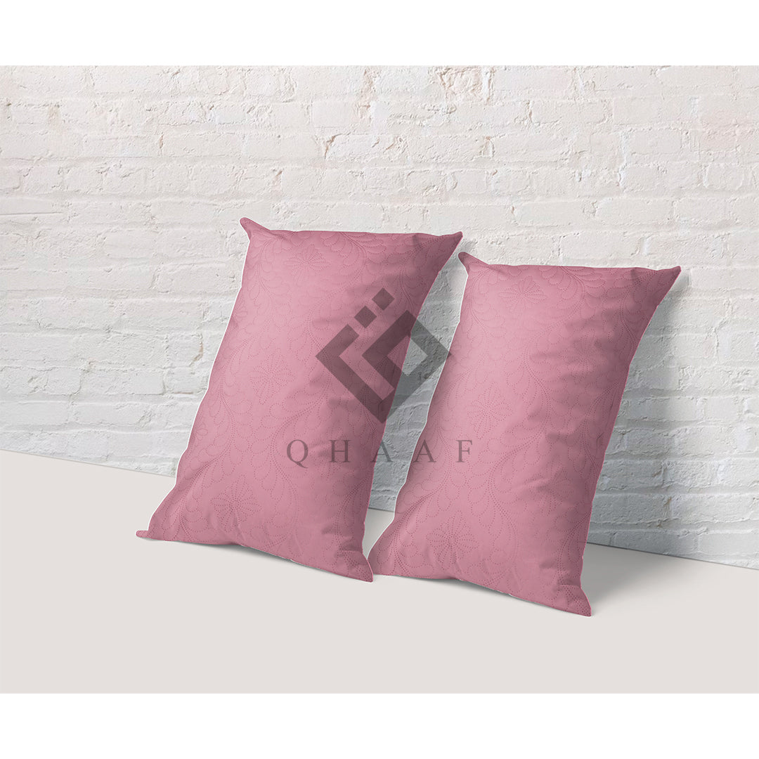 PINK QUILTED PILLOW COVERS