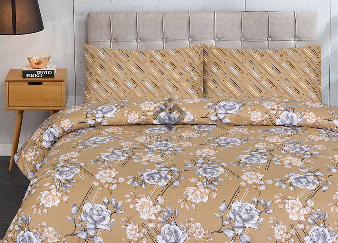 ZINNIA BEDSHEET SET - 3 PCS (PREMIUM)