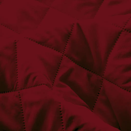 MAROON QUILTED WATERPROOF MATTRESS FITTED COVER
