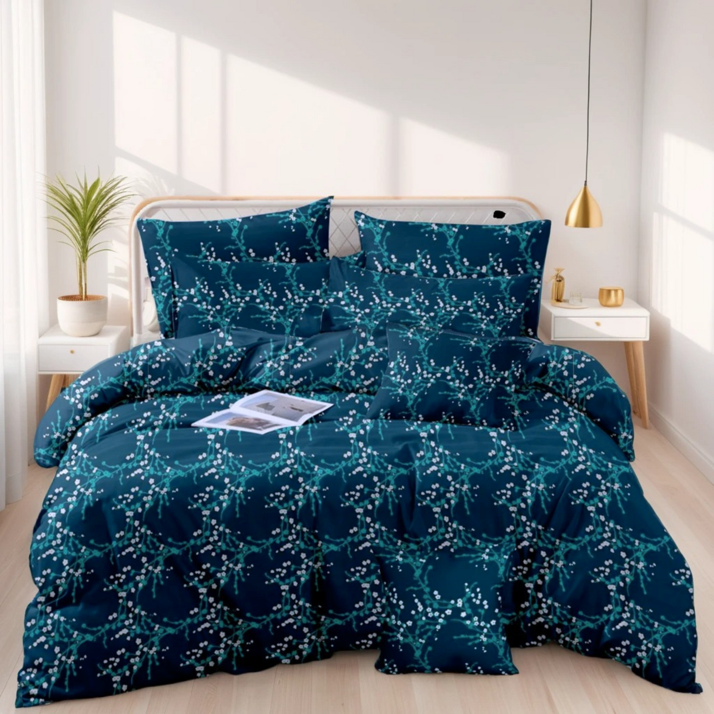MOCHA  DUVET COVERS  SET - 8 PCS (PREMIUM)