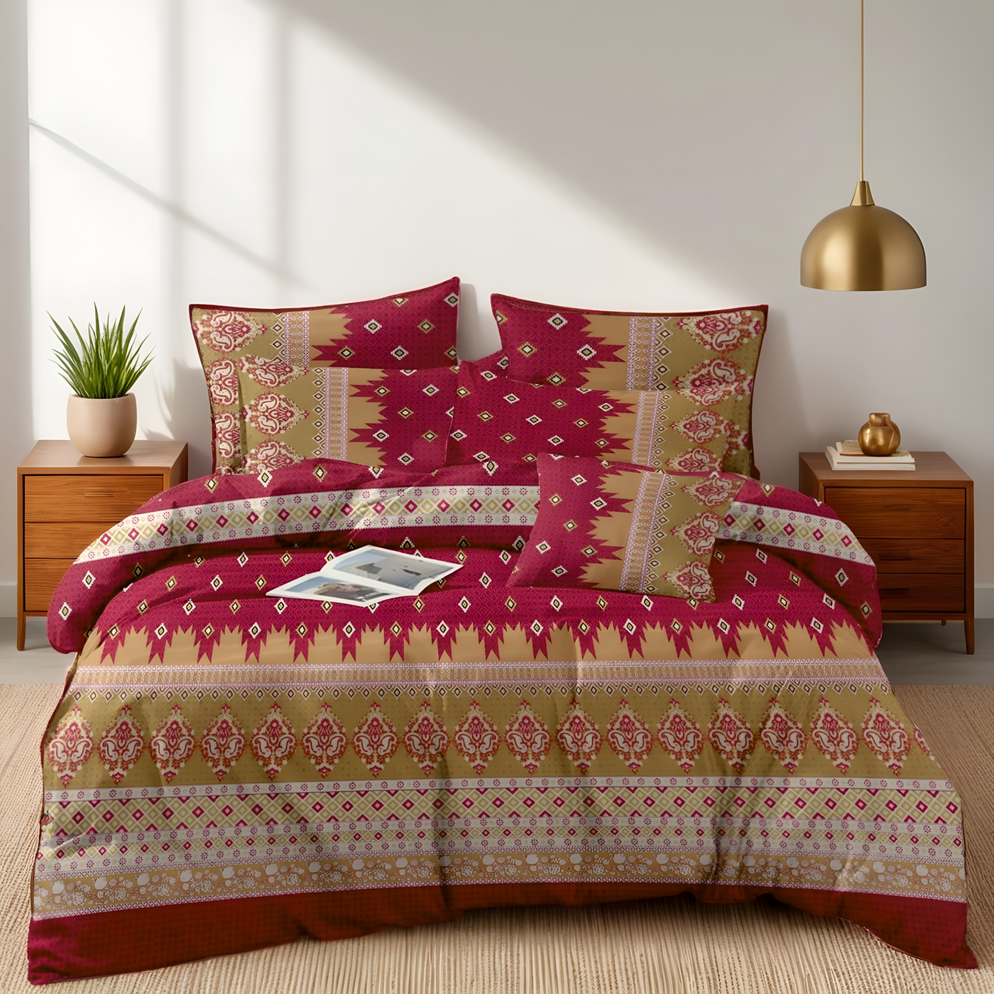 ZOEY Comforter Set- 7 Pcs