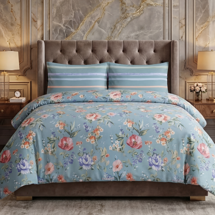 FLEUR BEDSHEET SET - 3 PCS (PREMIUM)
