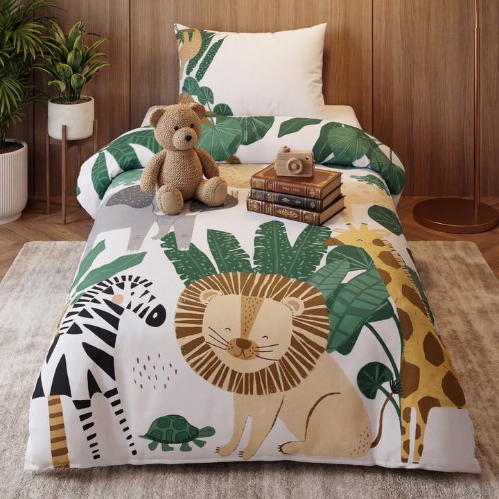 NEW JUNGLE-Kids BEDSHEET SET