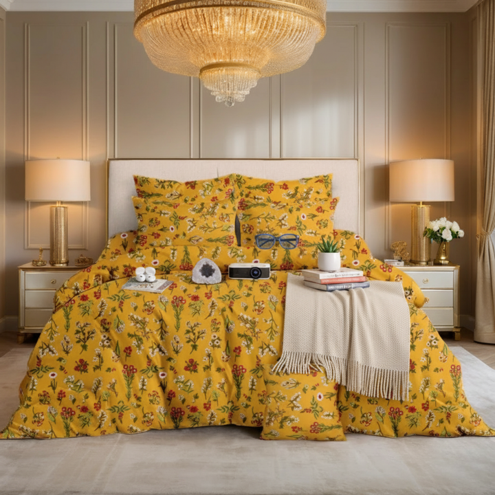 PANSY Winter  Comforter Set- 7 Pcs