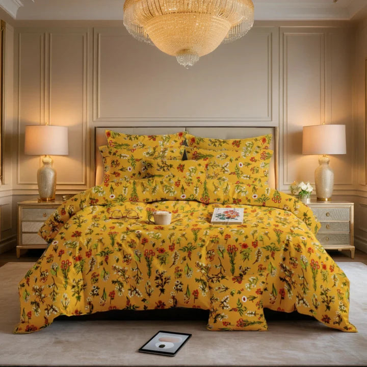 PANSY DUVET SET COVERS - 8 PCS (PREMIUM)