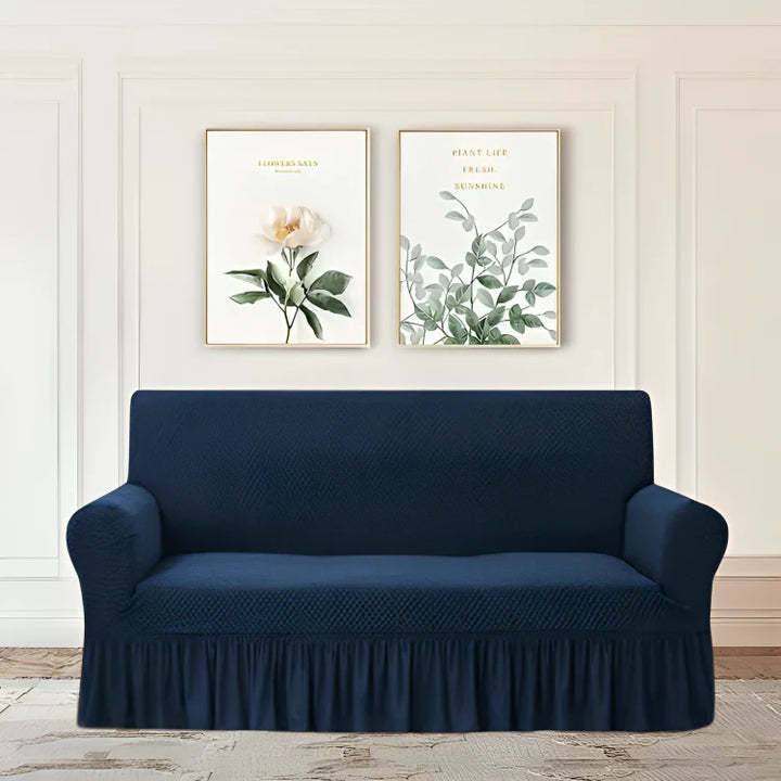 BLUE TURKISH SOFA COVER