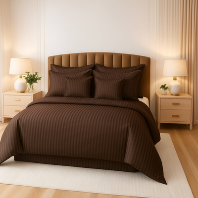 CHOCO stripe summer comforter set-8 pcs