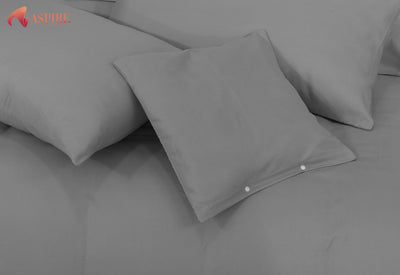 Silver LUXURY DUVET SET- 8 PCS