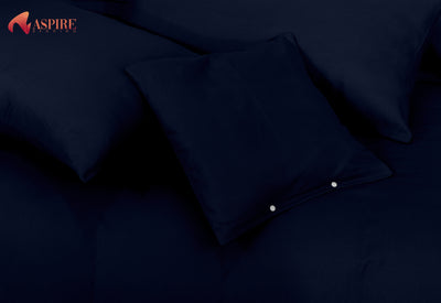 NAVY LUXURY DUVET SET- 8 PCS