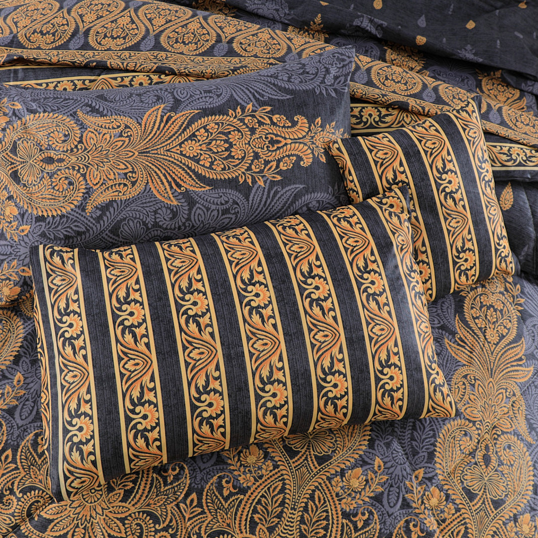 FUSIA Comforter Set- 7 Pcs