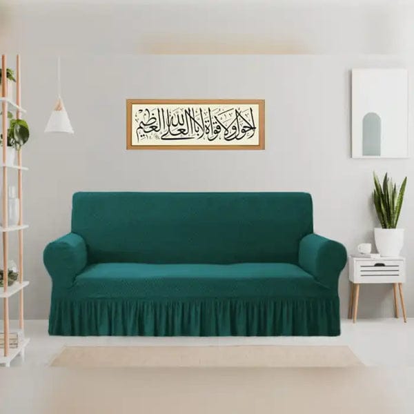 GREEN TURKISH SOFA COVER