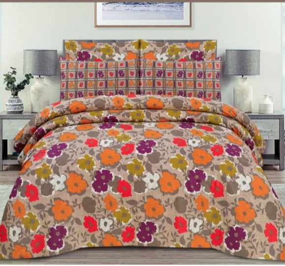 brainy bedsheet set - 3 pcs