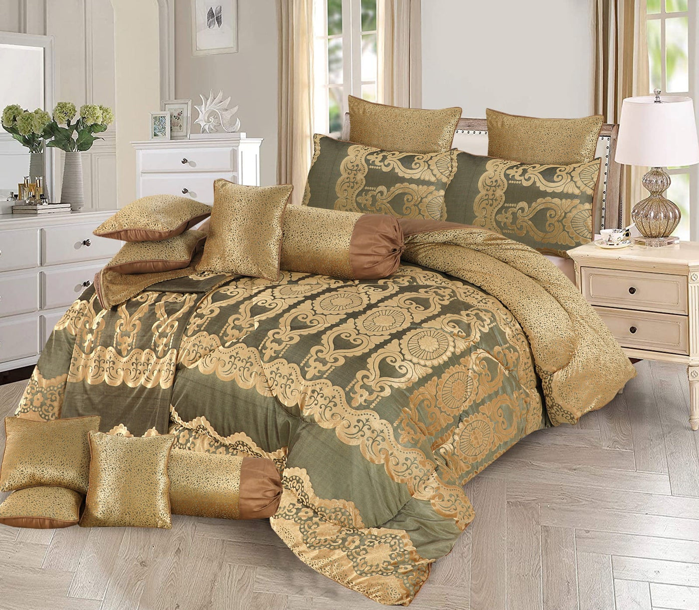 SEBELIA COMFORTER SET - 14 PCS