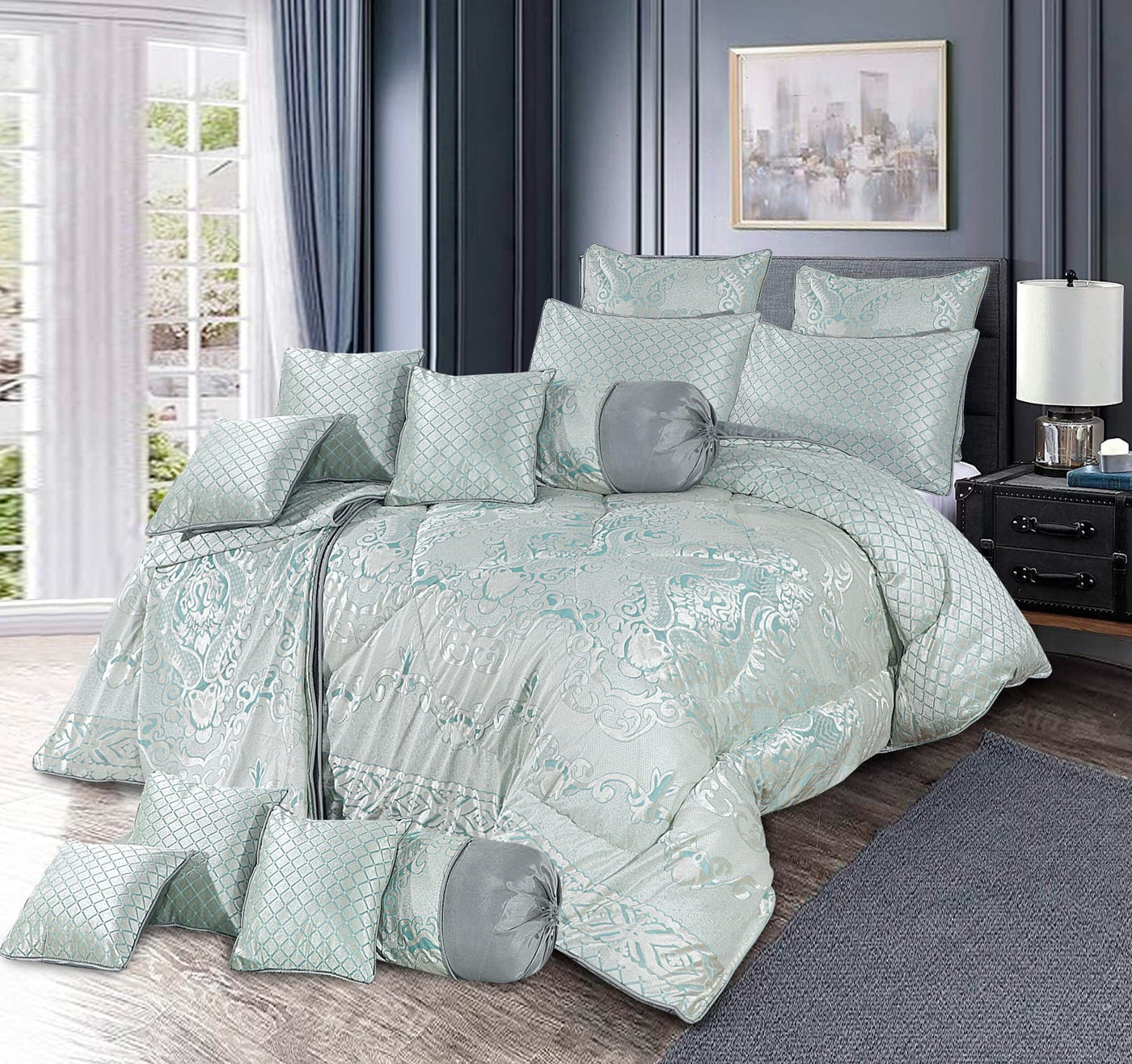 TREMELLA COMFORTER SET - 14 PCS