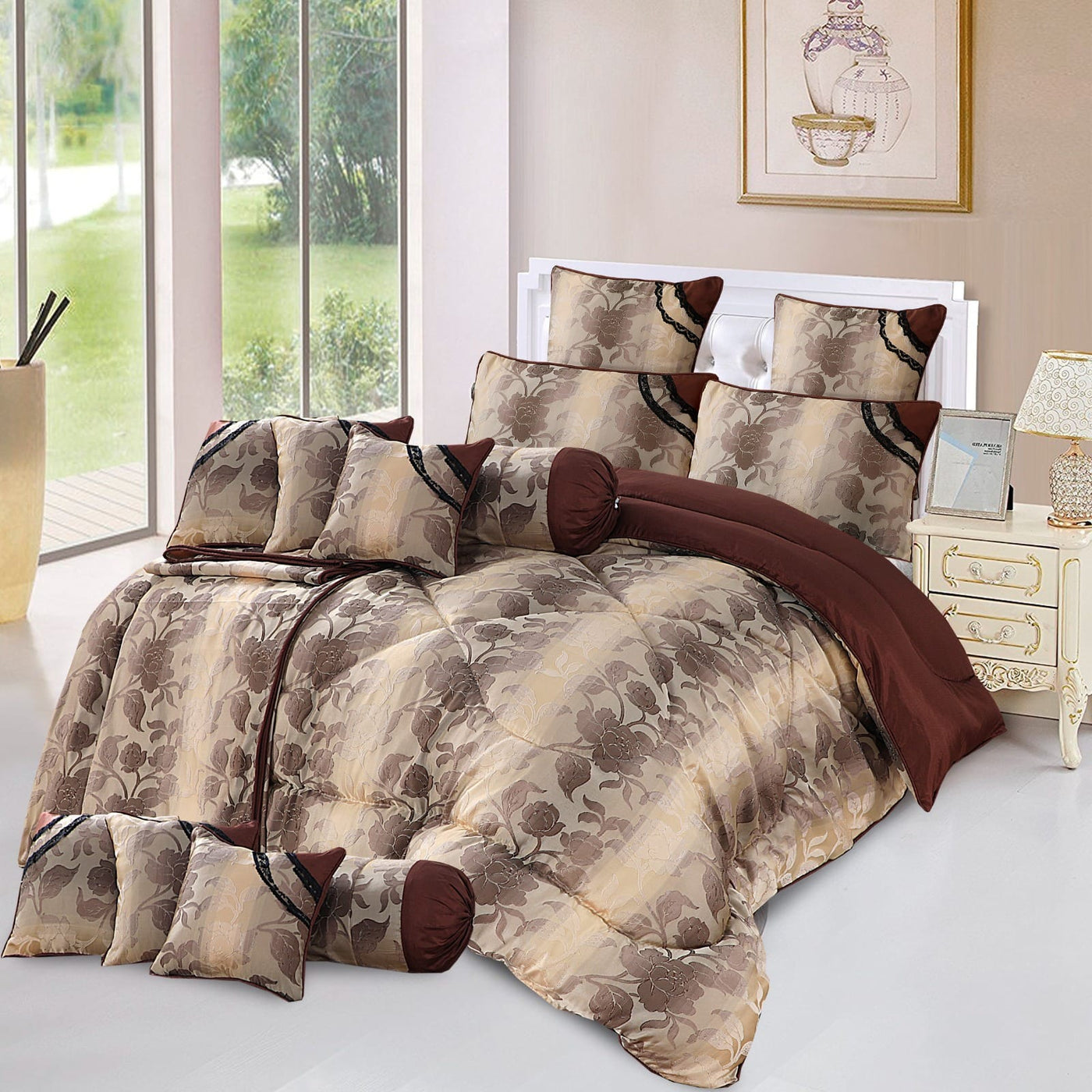 BEORO COMFORTER SET - 14 PCS