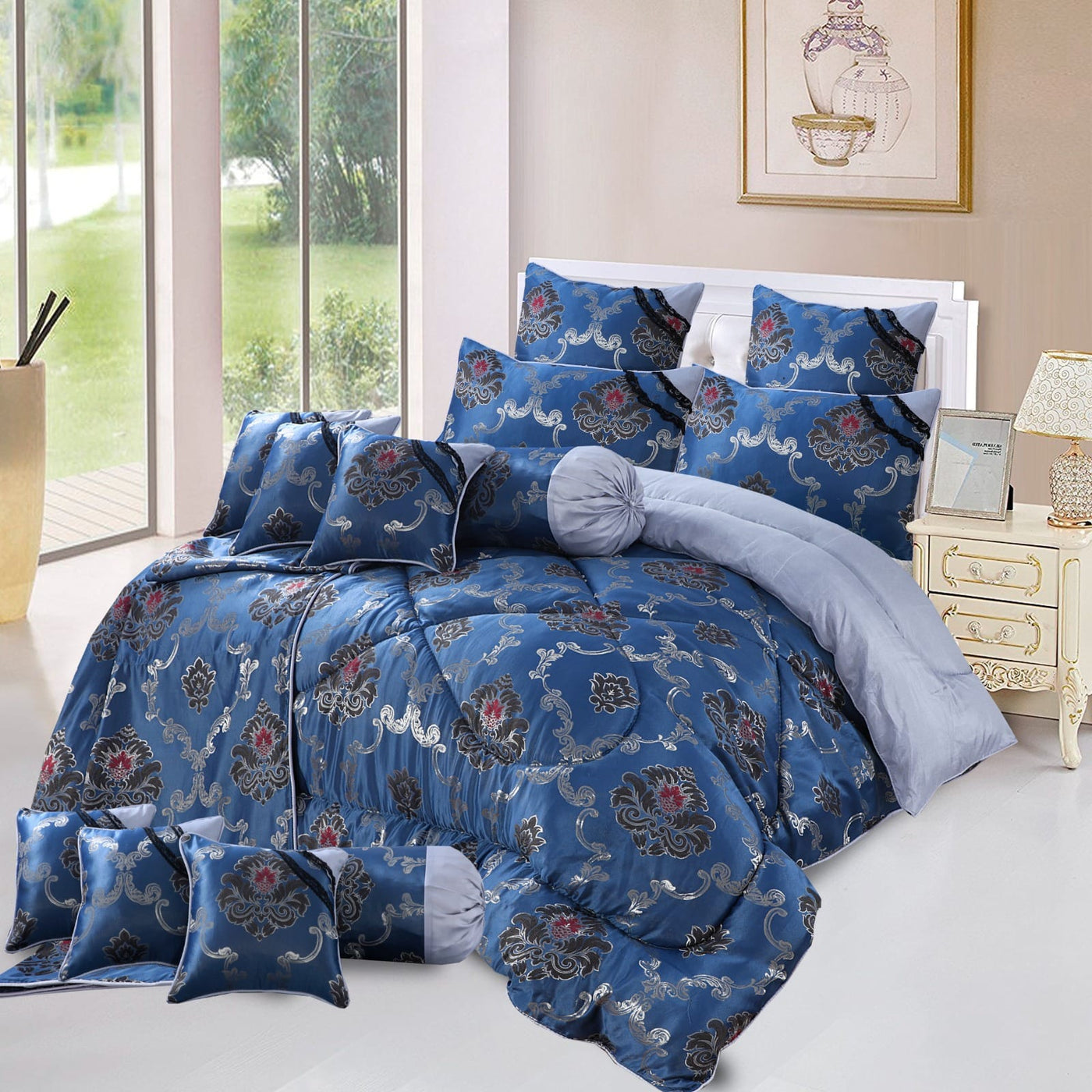 NEOBIN COMFORTER SET - 14 PCS