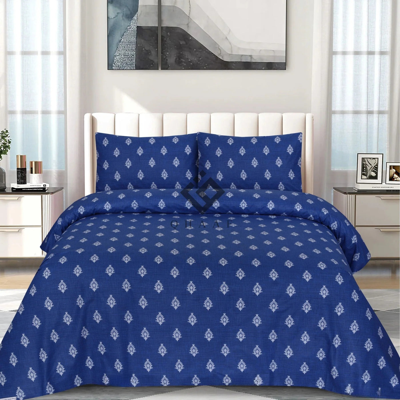 CREST BEDSHEET SET - 3 PCS (PREMIUM)