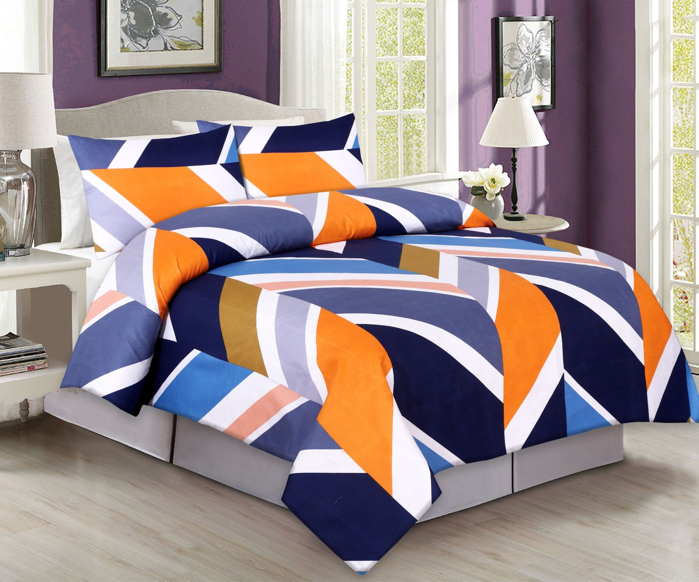 hunza bedsheet set - 3 pcs