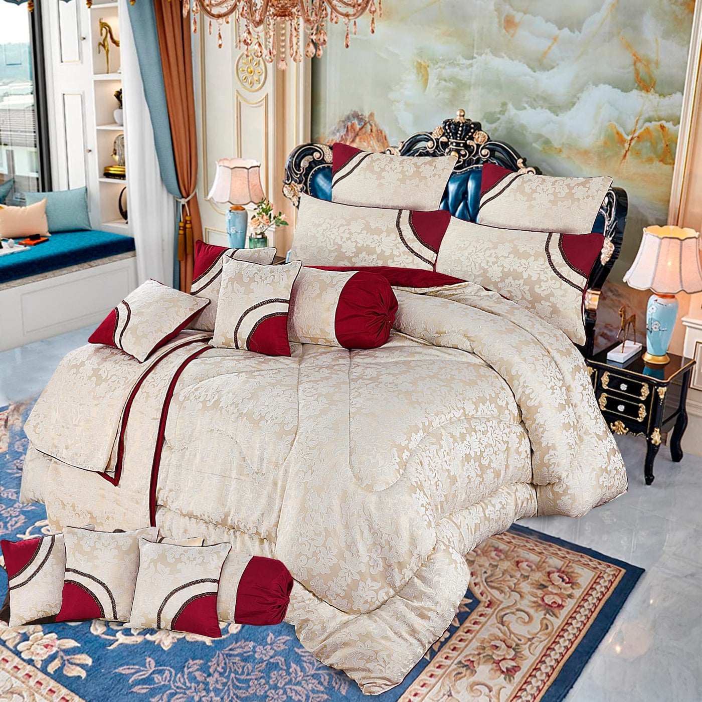 SOHO COMFORTER SET - 14 PCS