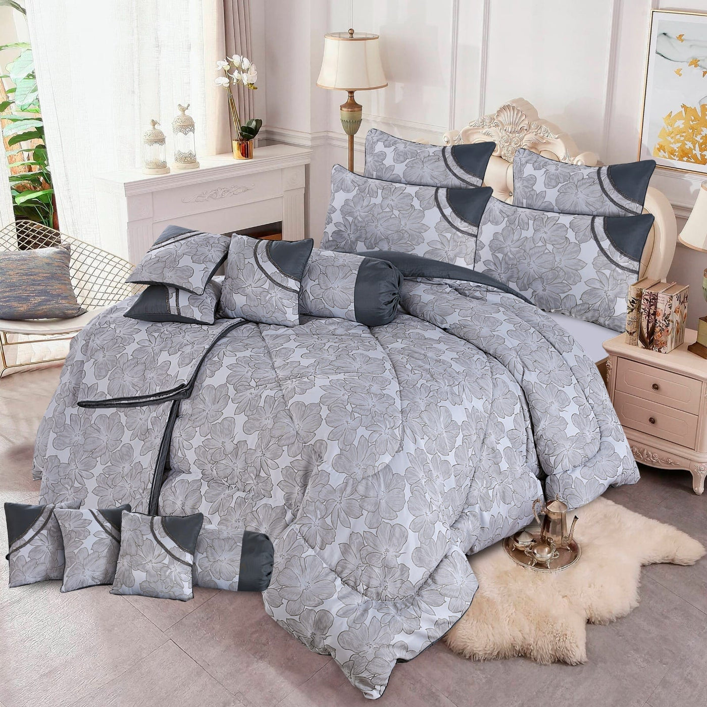 NILE COMFORTER SET - 14 PCS