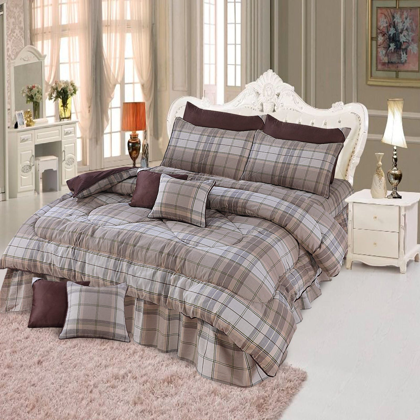 CLARITY COMFORTER SET - 10 PCS