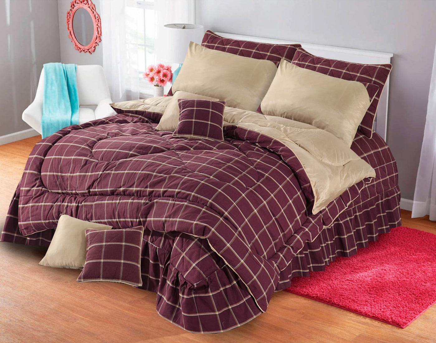 HILTON COMFORTER SET - 10 PCS